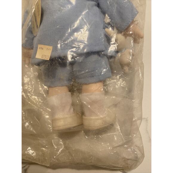 Precious Moments Doll Clifford #1467 12” Brand New Still In Plastic 1994 - Picture 7 of 8